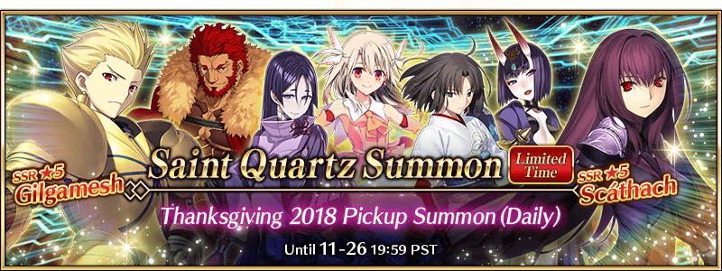 Summon Banner Thanksgiving