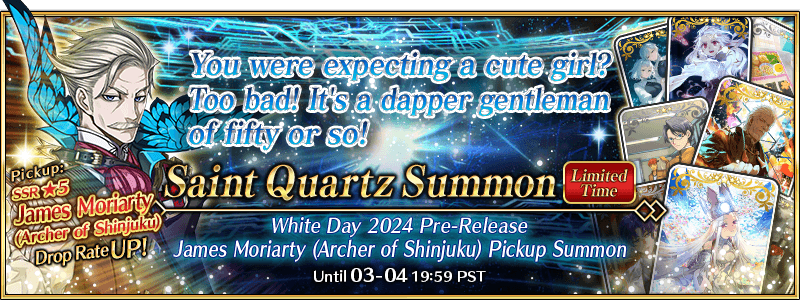 White Day 2024 Pre-Release Archer of Shinjuku Pickup Summon
