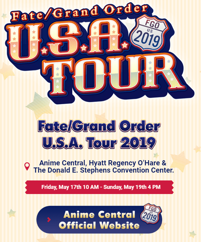 Anime Central Tour Date