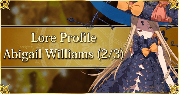 Lore Profile - Abigail Williams