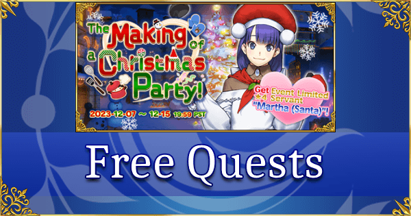 Christmas 2023 - Free Quests