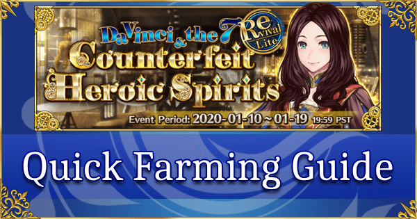 Revival: Da Vinci Event - Quick Farming Guide