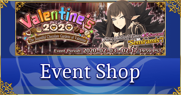 Valentine's 2020 - Event Shop & Planner