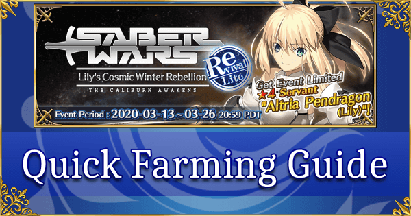 Revival: Saber Wars - Quick Farming Guide