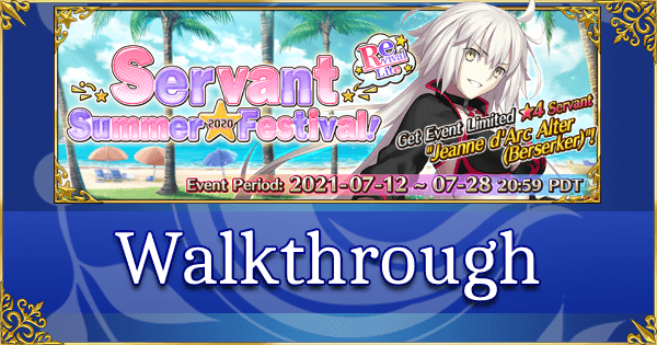 Revival: FGO Servant Summer Festival 2020 - Walkthrough