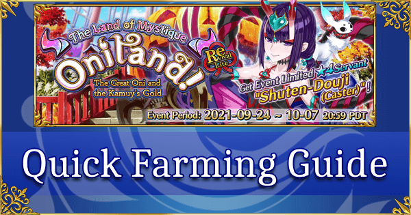 Revival: Oniland Halloween 2020 - Quick Farming Guide