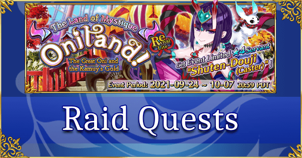 Revival: Oniland Halloween 2020 - Raid Quests