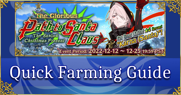 Christmas 2022 - Quick Farming Guide