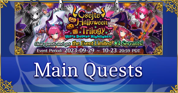 Csejte Halloween Trilogy - Main Quests